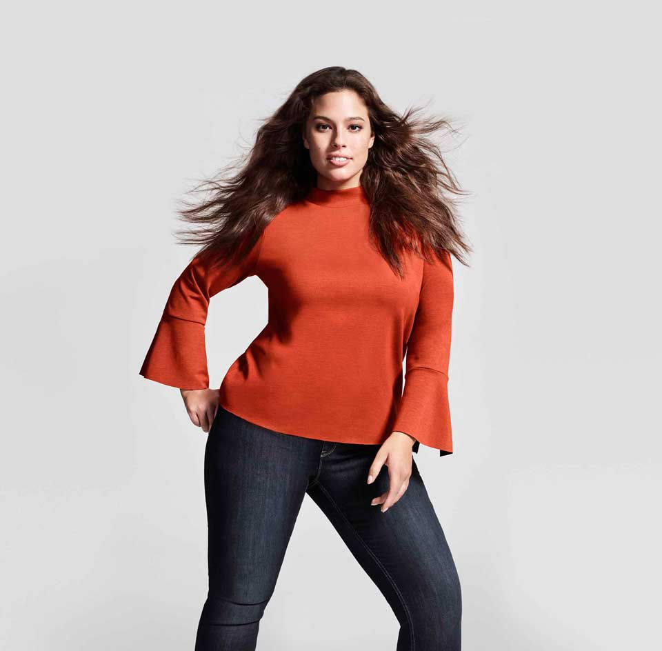 Ashley Graham, the size 16 model
