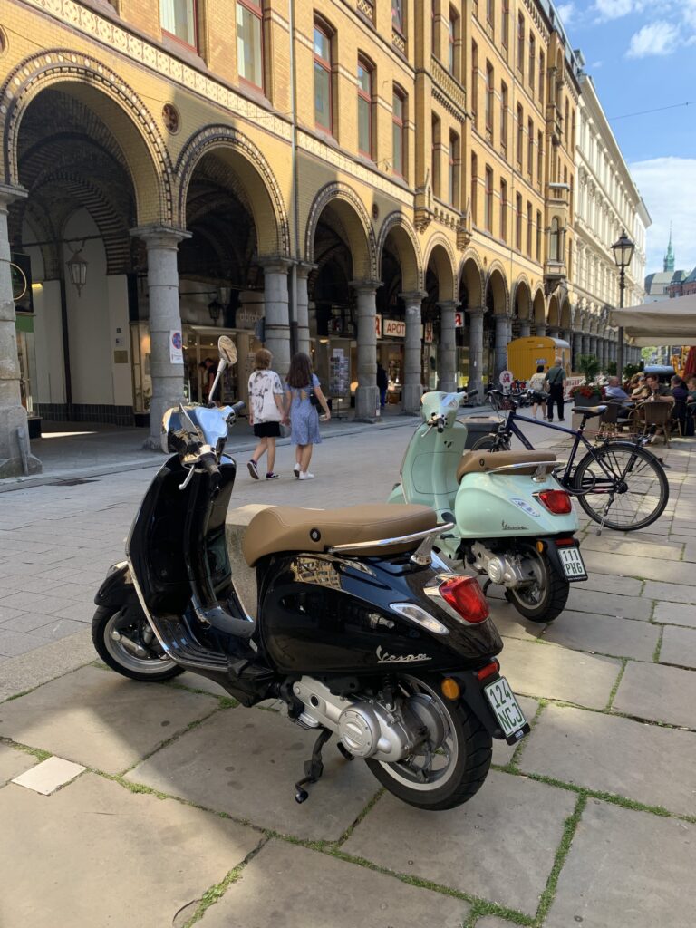 På to hjul i Hamburg