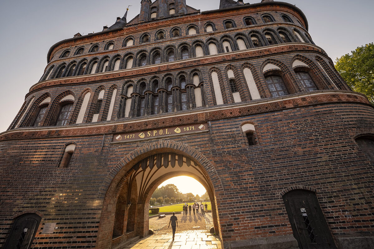 På historisk grunn i hansabyen Lübeck