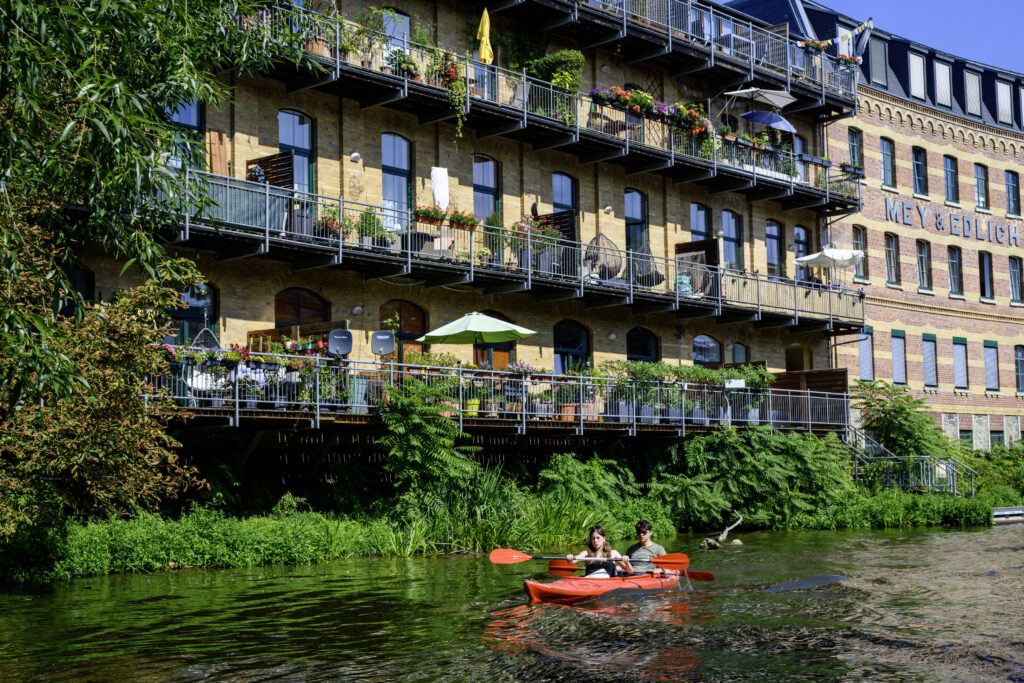 plagwitz i leipzig kanotur