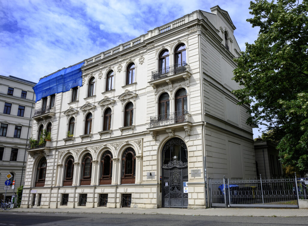 edvard griegs adresse i leipzig