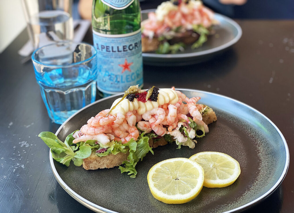 Cafe Sejd i Jelling: Rekesmørrebrød